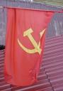 Bandiera comunista in Laos