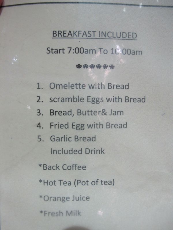 hotel okay 1 siem reap cambogia colazione